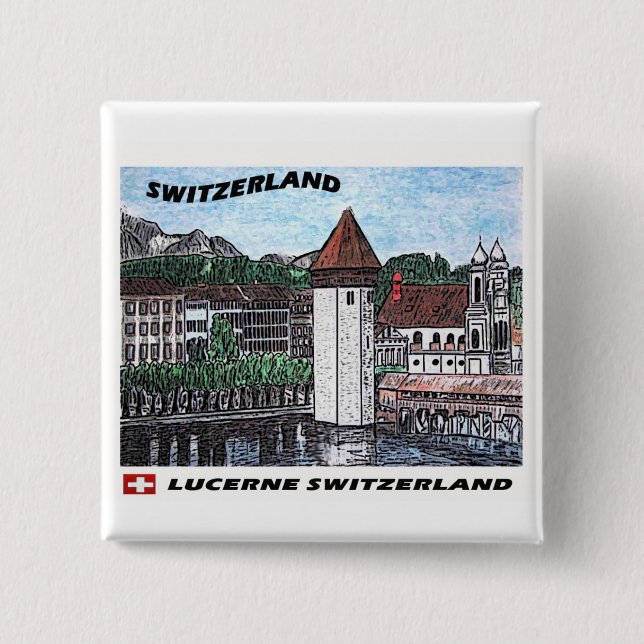 Bóton Quadrado 5.08cm Nomeie seu botão (Frente)