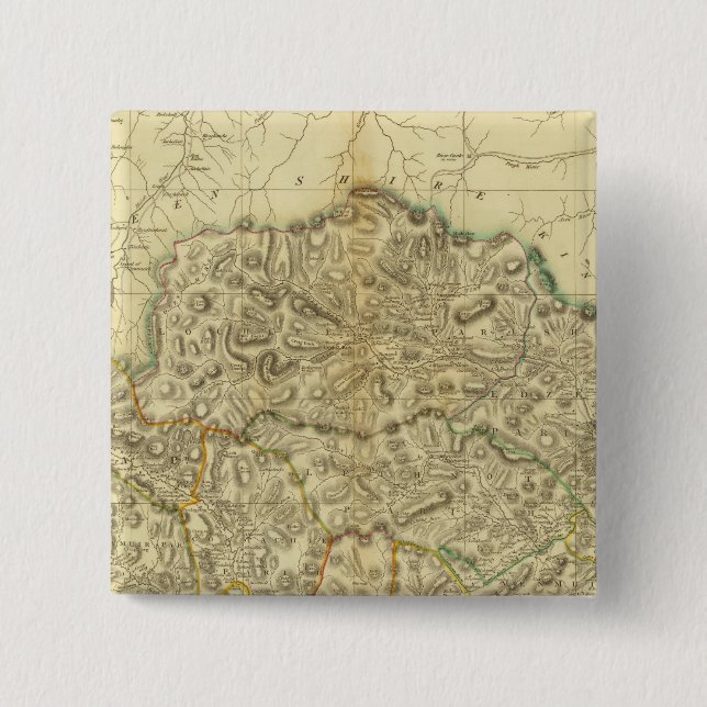 Bóton Quadrado 5.08cm North Angusshire (Frente)