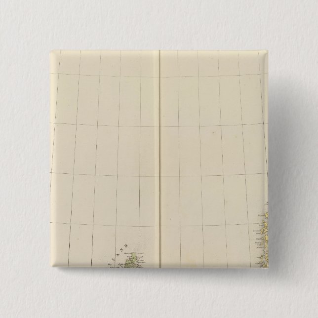 Bóton Quadrado 5.08cm Noruega, Europa 3 (Frente)