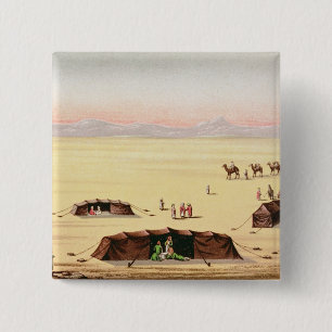 Bóton Quadrado 5.08cm Nosso acampamento do deserto