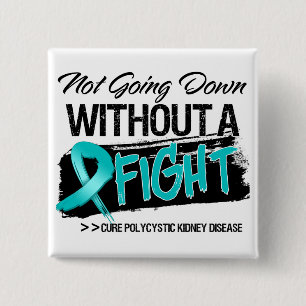 Bóton Quadrado 5.08cm Not Going Down Without a Fight - PKD