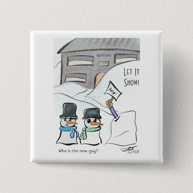 Bóton Quadrado 5.08cm Nova Cara (Frente)