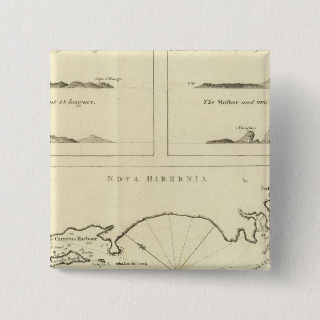 Bóton Quadrado 5.08cm Nova Irlanda (Frente)