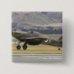 Bóton Quadrado 5.08cm Nova Zelândia, Otago, Wanaka, Warbirds Over 6