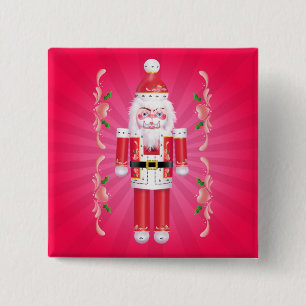 Bóton Quadrado 5.08cm NUTCRACKER EXTRAVAGANTE por SHARON SHARPE