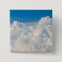 Bóton Quadrado 5.08cm Nuvens no céu