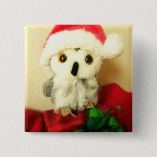 Bóton Quadrado 5.08cm O ajudante pequeno do papai noel