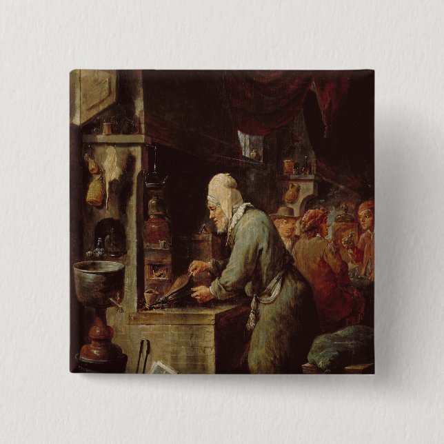 Bóton Quadrado 5.08cm O alquimista (Frente)