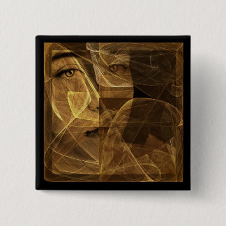 Bóton Quadrado 5.08cm o amor não vive aqui anymore