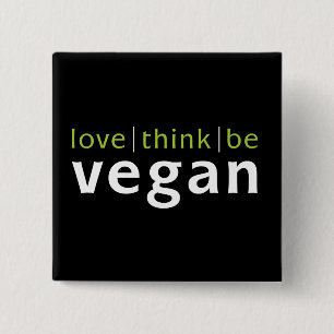 Bóton Quadrado 5.08cm o amor pensa seja