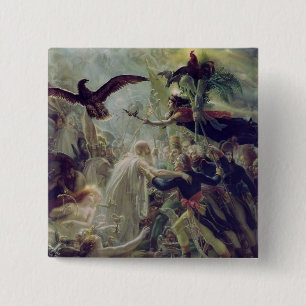 Bóton Quadrado 5.08cm O Apotheosis dos heróis franceses