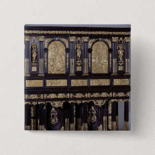 Bóton Quadrado 5.08cm O armário de Medici, francês, c.1630
