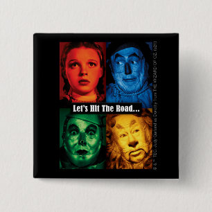 Bóton Quadrado 5.08cm O Assistente De Oz™ VAMOS