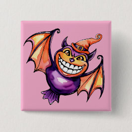Bóton Quadrado 5.08cm O Bat Sorridente
