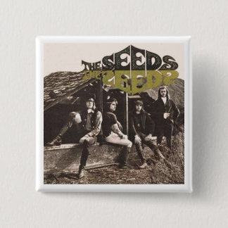 Bóton Quadrado 5.08cm O botão das sementes