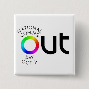 Bóton Quadrado 5.08cm O botão grande do branco do quadrado da SAÍDA