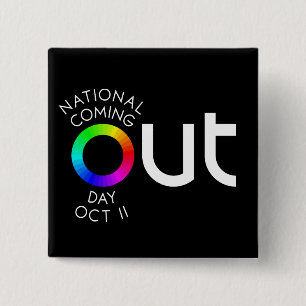 Bóton Quadrado 5.08cm O Botão Preto Quadrado do Big OUT