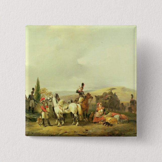 Bóton Quadrado 5.08cm O brinde (Frente)