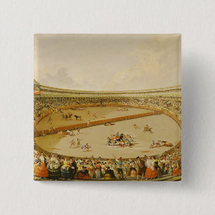 Bóton Quadrado 5.08cm O Bullfight