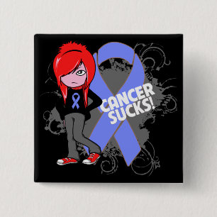 Bóton Quadrado 5.08cm O cancer esofágico suga