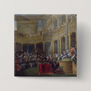 Bóton Quadrado 5.08cm O comitê de Lyon, o 26 de janeiro de 1802, 1808