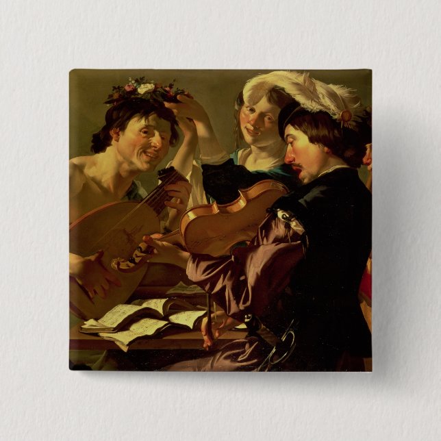 Bóton Quadrado 5.08cm O concerto (Frente)