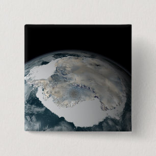 Bóton Quadrado 5.08cm O continente congelado da Antártica