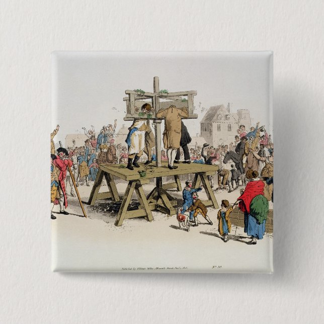 Bóton Quadrado 5.08cm O culpado (Frente)