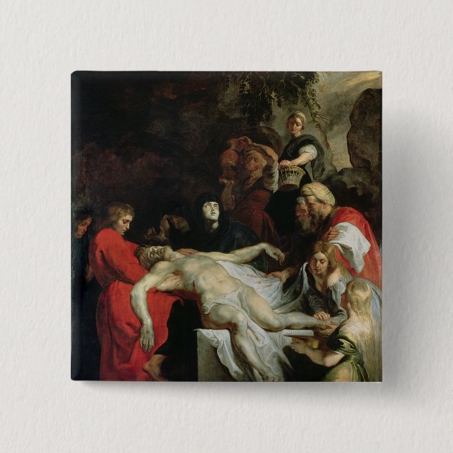 Bóton Quadrado 5.08cm O Entombment (Frente)