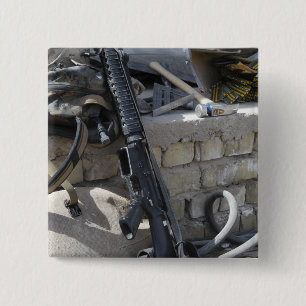 Bóton Quadrado 5.08cm O equipamento de um fuzileiro naval