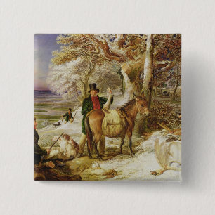 Bóton Quadrado 5.08cm O esporte de um dia, 1826 (óleo em canvas)