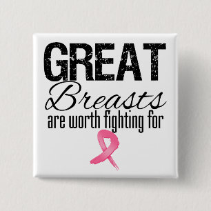 Bóton Quadrado 5.08cm O excelente BREASTE merece luta