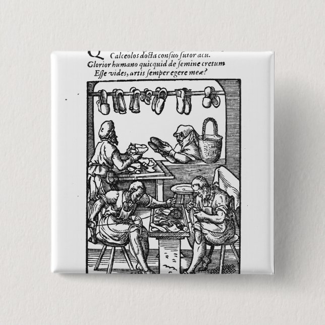 Bóton Quadrado 5.08cm O fabricante de calçados (Frente)