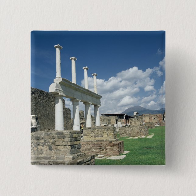 Bóton Quadrado 5.08cm O fórum (Frente)