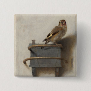 Bóton Quadrado 5.08cm O Goldfinch