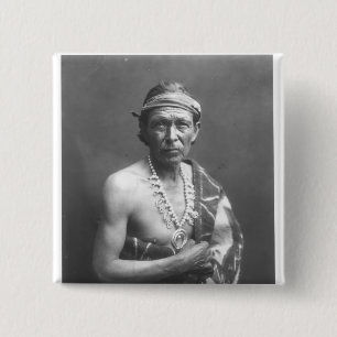 Bóton Quadrado 5.08cm O homem de medicina, c.1915