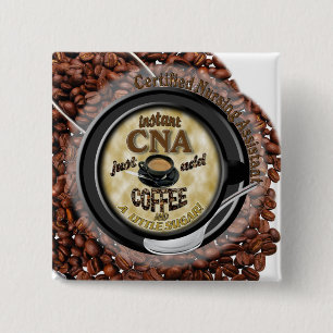 BÓTON QUADRADO 5.08CM O INSTANTE PODE ASSISTENTE DE NUTRIÇÃO CERTIFICADO