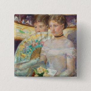 Bóton Quadrado 5.08cm O Loge, 1882 (óleo em canvas)