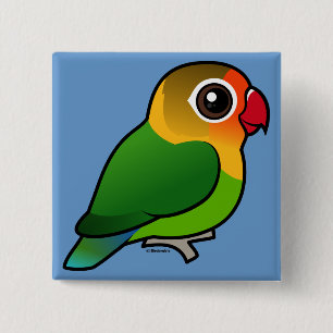 Bóton Quadrado 5.08cm O Lovebird de Fischer