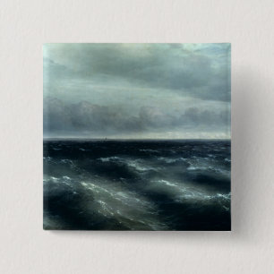 Bóton Quadrado 5.08cm O Mar Negro, 1881