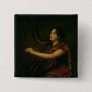 Bóton Quadrado 5.08cm O Marchioness de Northampton