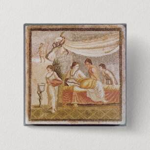 Bóton Quadrado 5.08cm O mosaico de Centocelle