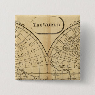 Bóton Quadrado 5.08cm O Mundo