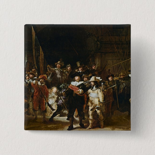 Bóton Quadrado 5.08cm O Nightwatch (Frente)