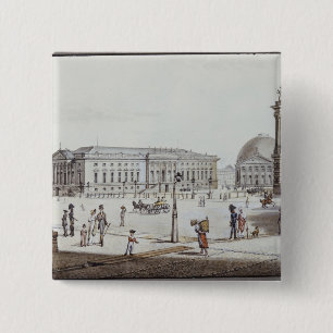 Bóton Quadrado 5.08cm O Opernplatz, Berlim
