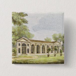 Bóton Quadrado 5.08cm O Orangery, Kew jardina, chapeia 11 'dos jardins