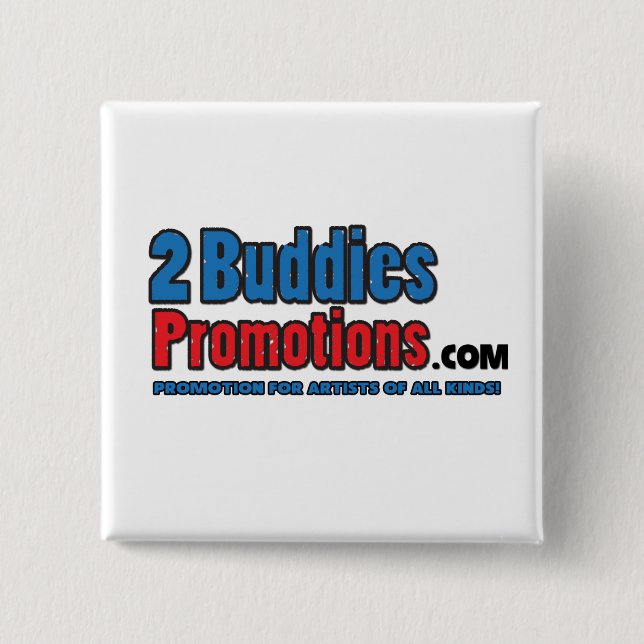 Bóton Quadrado 5.08cm O ponto vem botão (Frente)