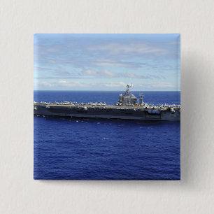 Bóton Quadrado 5.08cm O porta-aviões USS Abraham Lincoln 2