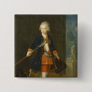 Bóton Quadrado 5.08cm O príncipe herdeiro Frederick II