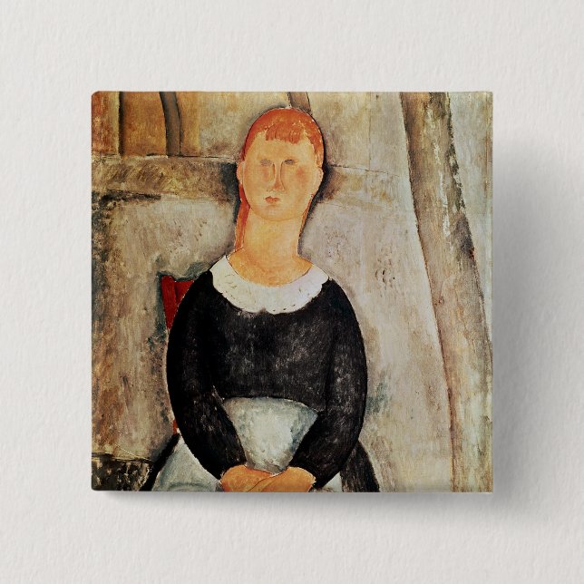 Bóton Quadrado 5.08cm O quitandeiro bonito (Frente)